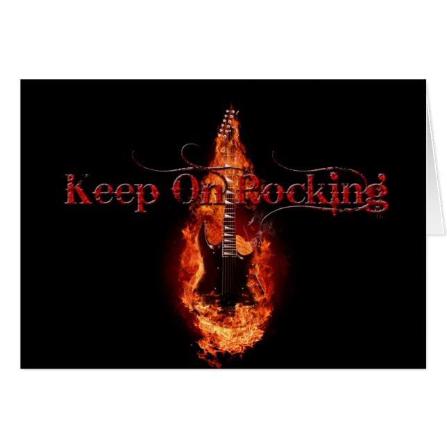 Guitarra llameante (Anverso (Horizontal))