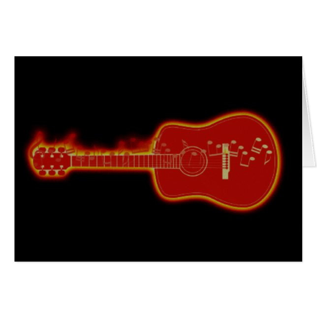 Guitarra musical (Anverso (Horizontal))