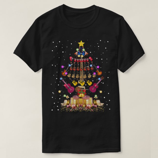 Guitarra Navidad Árbol de luz Estrella Top Merry C (Diseño del anverso)