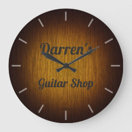 Guitarra Personalizada Tienda Tabaco Reloj de Sunb