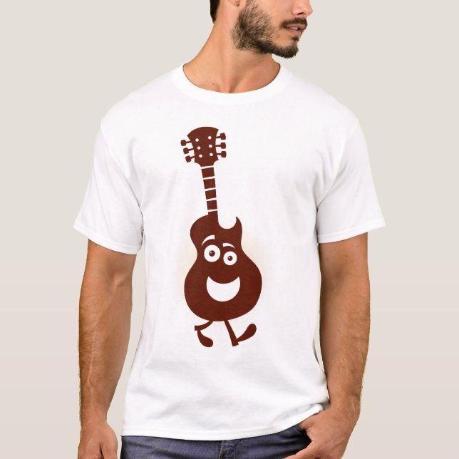 Guitarra que camina - camiseta de (Anverso)