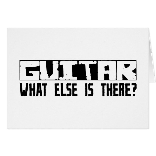 ¿Guitarra qué más está allí? (Anverso (Horizontal))