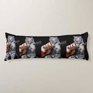 Guitarra Tigre Blanco Nocturno – Almohada Minimali