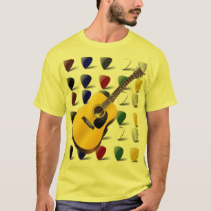Guitarra y camiseta de las selecciones