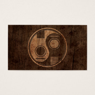 Guitarras acústicas Yin Yang con el efecto de