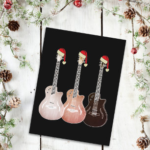 Guitarras Eléctricas de Navidad Vintage Festivo Re