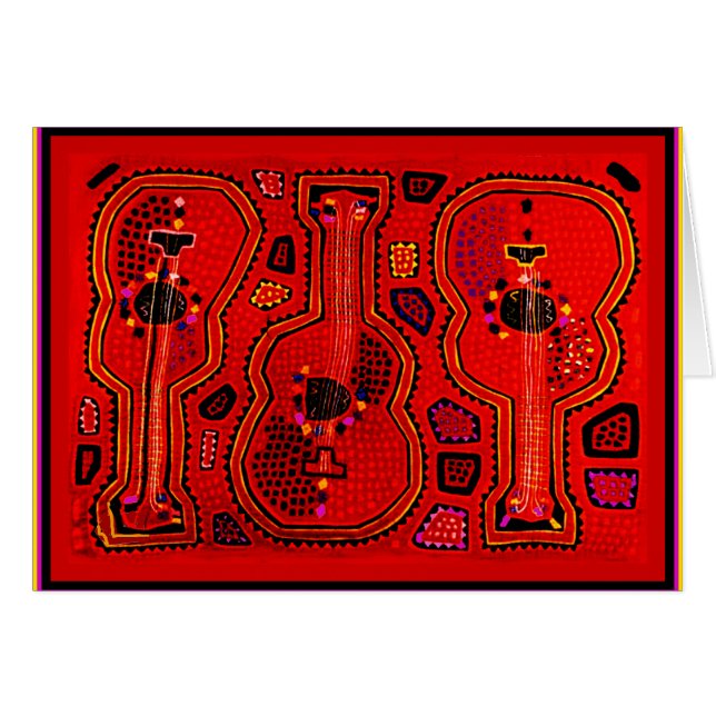 Guitarras indias kuna (Anverso (Horizontal))