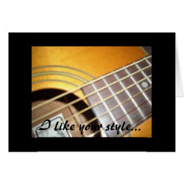 Guitarras - Me gusta tu estilo...