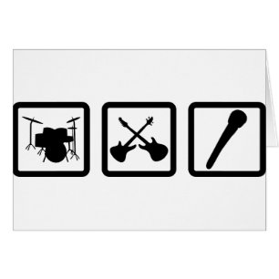 guitarras mic del tambor del engranaje de la banda