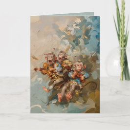 Guitarras - Tarjeta de Felicitación Plegable