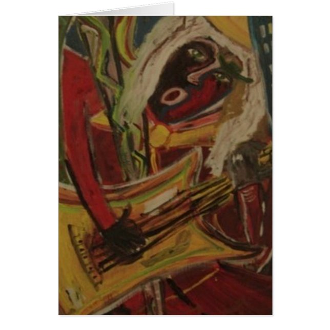 Guitarrista abstracto II (Frente)