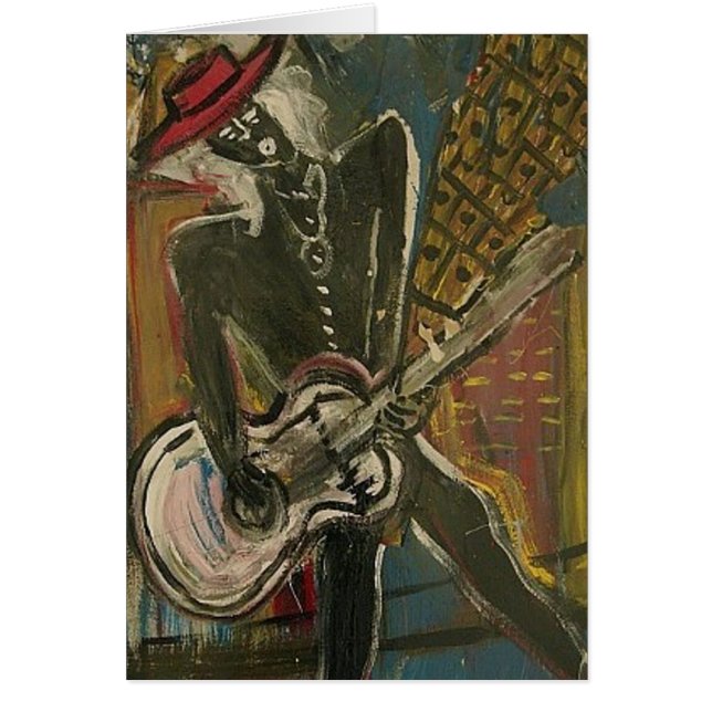 Guitarrista abstracto V (Frente)