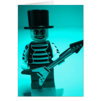 Guitarrista Minifig de encargo de Emo por