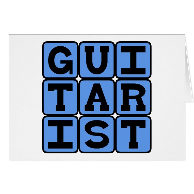 Guitarrista, Músico de Cuerdas (Anverso (Horizontal))