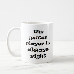 guitarrista siempre taza de café correcta