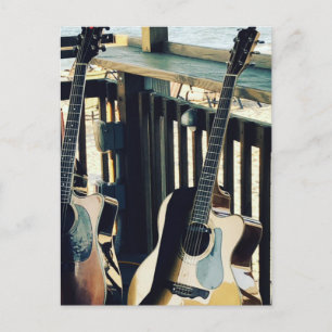 "Guitars by the Lake" foto Tarjeta de felicitación