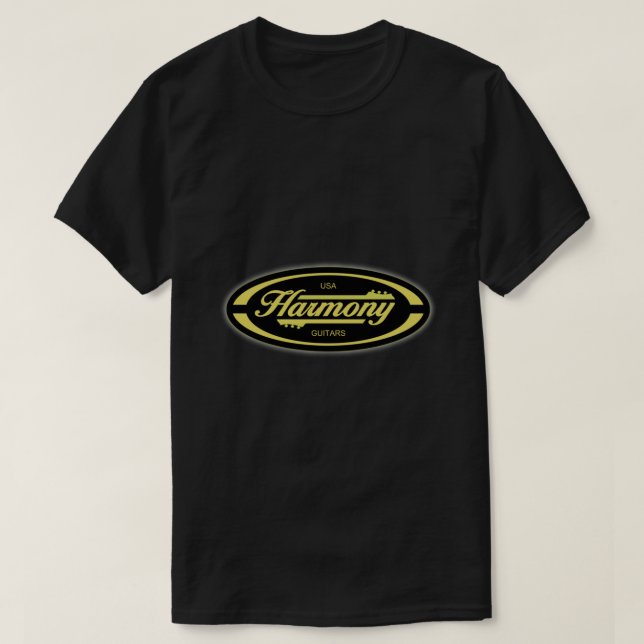 Guitars de armonía vintage camiseta esencial (Diseño del anverso)