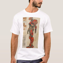 Gundam en camiseta estilo Takato Yamamoto
