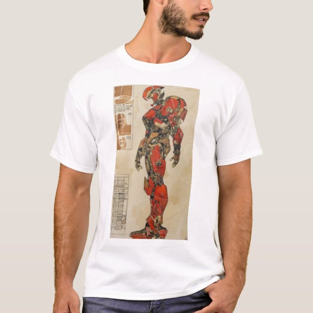 Gundam en camiseta estilo Takato Yamamoto (Anverso)
