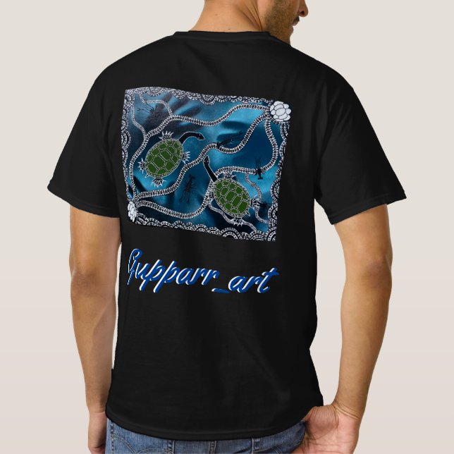 gupparr_art camisa de tortuga de cuello de serpien (Reverso)