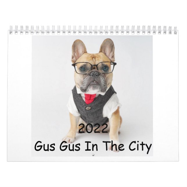 Gus En El Calendario De La Ciudad 2022 (Tapa)