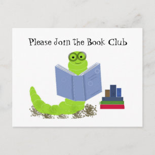 Gusano de libro - Invitación al club de lectura