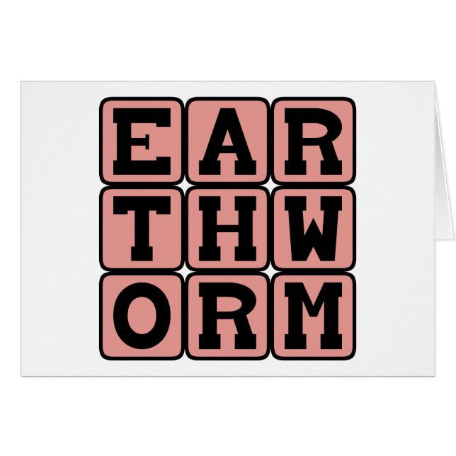 Gusano de tierra, insecto sucio (Anverso (Horizontal))