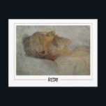 Gustav Klimt #12 - Postales Bellas Artes<br><div class="desc">Gustav Klimt - Viejo En La Cama De La Muerte. Postal de arte y firma #12 de The Zedign House. Para más imágenes y diseños de Gustav Klimt - Pinturas y dibujos,  visite https://books.zedign.com/zas/166.html</div>