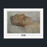 Gustav Klimt #12 - Postales Bellas Artes<br><div class="desc">Gustav Klimt - Viejo En La Cama De La Muerte. Postal de arte y firma #12 de The Zedign House. Para más imágenes y diseños de Gustav Klimt - Pinturas y dibujos,  visite https://books.zedign.com/zas/166.html</div>
