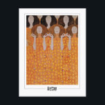 Gustav Klimt #174 - Postales Bellas Artes<br><div class="desc">Gustav Klimt - Coro Del Gel Paradiente. Postal de arte y firma #174 de The Zedign House. Para más imágenes y diseños de Gustav Klimt - Pinturas y dibujos,  visite https://books.zedign.com/zas/166.html</div>