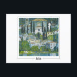 Gustav Klimt #24 - Postales Bellas Artes<br><div class="desc">Gustav Klimt - Iglesia En Cassone 1913. Postal de arte y firma #24 de The Zedign House. Para más imágenes y diseños de Gustav Klimt - Pinturas y dibujos,  visite https://books.zedign.com/zas/166.html</div>