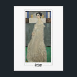 Gustav Klimt #322 - Postales Bellas Artes<br><div class="desc">Gustav Klimt - Margaret Stonborough-Wittgenstein 1905. Postal de arte y firma #322 de The Zedign House. Para más imágenes y diseños de Gustav Klimt - Pinturas y dibujos,  visite https://books.zedign.com/zas/166.html</div>