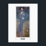 Gustav Klimt #400 - Postales Bellas Artes<br><div class="desc">Gustav Klimt - Portrait Emilie Floge 1902. Postal de arte y firma #400 de The Zedign House. Para más imágenes y diseños de Gustav Klimt - Pinturas y dibujos,  visite https://books.zedign.com/zas/166.html</div>