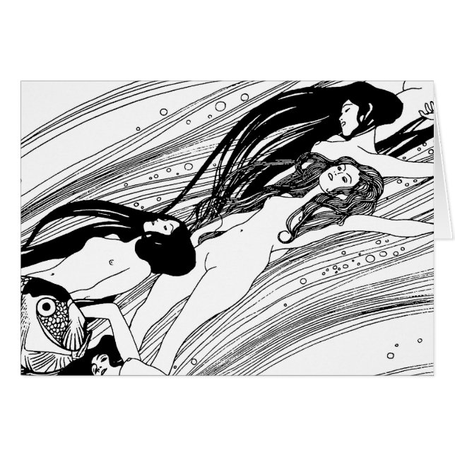 Gustav Klimt - Arte japonés surrealista de sangre  (Anverso (Horizontal))