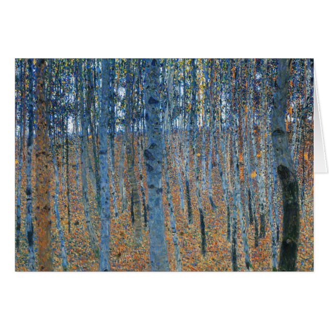 Gustav Klimt Beech Tree Forest Grove (Anverso (Horizontal))