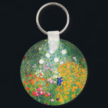 Gustav Klimt Cadena de llavero de jardineras<br><div class="desc">Cadena de llaves Gustav Klimt Flower Garden. Óleo sobre lienzo de 1907. Completado durante su fase dorada, el Flower Garden es uno de los paisajes más famosos de Klimt. Los colores veraniegos irrumpieron en este trabajo con una hermosa mezcla de flores naranjas, rojas, violetas, azules, rosas y blancas. Un gran...</div>