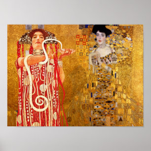Gustav Klimt, cuadros Collage, arte combinado