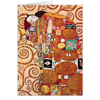 Gustav Klimt - El Abrazo - Pintura de Arte Fino