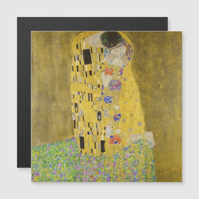 Gustav Klimt - El beso (Anverso/Reverso)