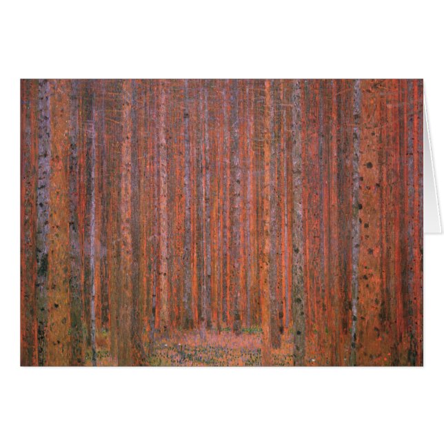 Gustav Klimt Fir Forest Tannenwald (Anverso (Horizontal))