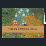 Gustav Klimt Flor Jardín Naturaleza<br><div class="desc">Un bonito cuadro del jardín,  un cuadro clásico de Gustav Klimt,  llamado Cottage Garden,  o Bauergarten,  1907,  que se encuentra cerca de un jardín de flores,  un cuadro de flores de colores.</div>