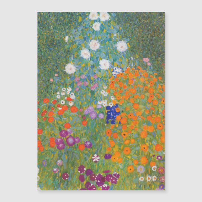 Gustav Klimt Flor Jardín Naturaleza (Anverso)