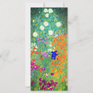 Gustav Klimt Flower Garden Card