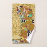 Gustav Klimt Fulfillment Nouveau Couple<br><div class="desc">Gustav Klimt,  Fulfillment 1910-1911 Art Nouveau Couple con el diseño giratorio de Klimt y la hermosa pintura de oro.</div>