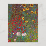 Gustav Klimt Garden con invitaciones a los girasol<br><div class="desc">Gustav Klimt Farm Garden con invitaciones a los girasoles. Óleo sobre lienzo de 1905-06. Aunque Klimt es reconocido por su época dorada que produjo obras clásicas como El beso y retrato de Adele Bloch Bauer, el artista también produjo algunas obras paisajísticas tremendamente encantadoras. El Garden Farm with Sunflowers cuenta con...</div>