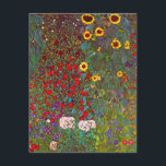 Gustav Klimt Garden con invitaciones a los girasol<br><div class="desc">Gustav Klimt Farm Garden con invitaciones a los girasoles. Óleo sobre lienzo de 1905-06. Aunque Klimt es reconocido por su época dorada que produjo obras clásicas como El beso y retrato de Adele Bloch Bauer, el artista también produjo algunas obras paisajísticas tremendamente encantadoras. El Garden Farm with Sunflowers cuenta con...</div>