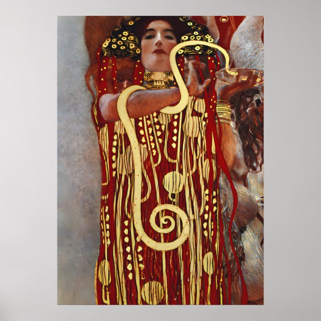 Gustav Klimt Hygieia Posters y imprentas (Frente)