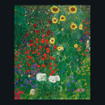 Gustav Klimt - Jardín de granja con girasoles<br><div class="desc">Gustav Klimt - Jardín de granja con girasoles</div>