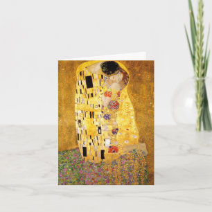 Gustav Klimt La Tarjeta De Nota Del Beso