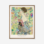 Gustav Klimt Lady con exposición de arte de fans<br><div class="desc">Gustav Klimt Lady con la imagen cuadrada de la exposición de arte de fans</div>